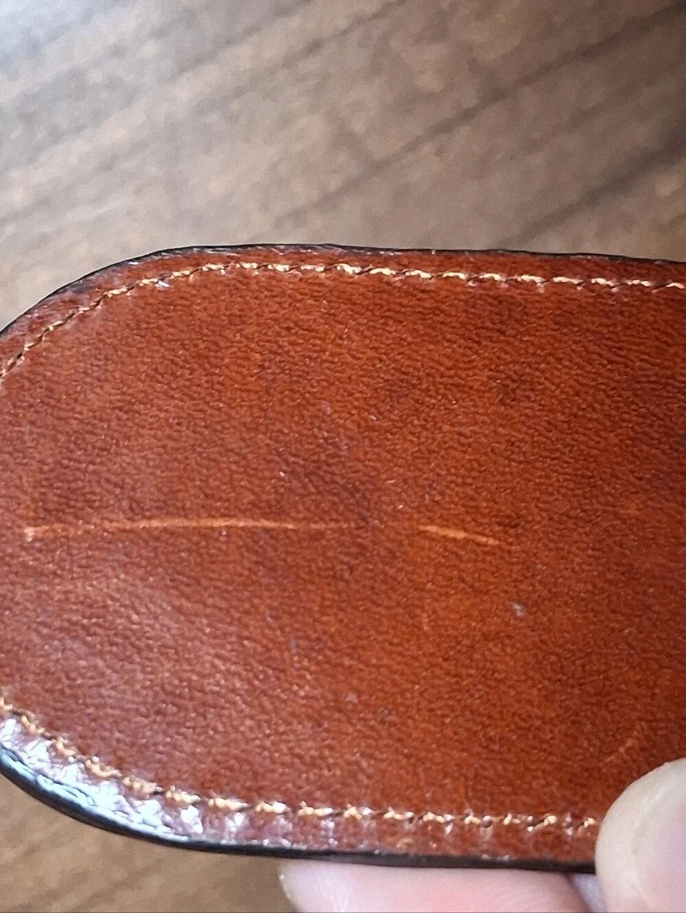 Tommy Hilfiger Vintage Leather Money Clip